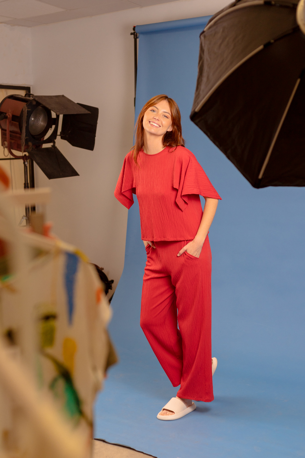 Tienda especializada en las mejores marcas de Ropa Ética, Sostenible y de algodón orgánico en Granada y Jaén. SKFK, Skunkfunk, PAN Producto BásicoBLUSA FRESA