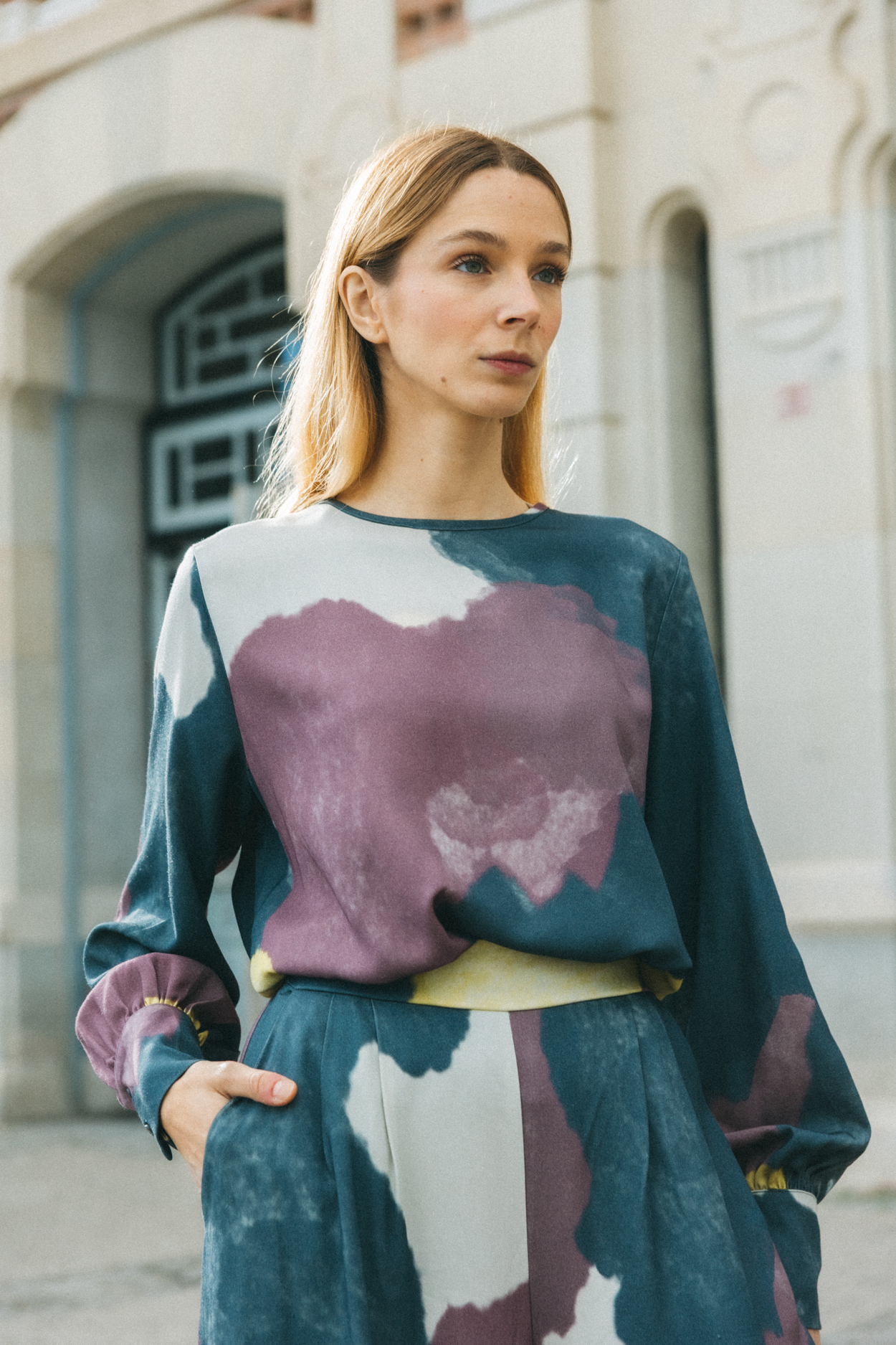 Tienda especializada en las mejores marcas de Ropa Ética, Sostenible y de algodón orgánico en Granada y Jaén. SKFK, Skunkfunk, PAN Producto BásicoBLUSA WUZI