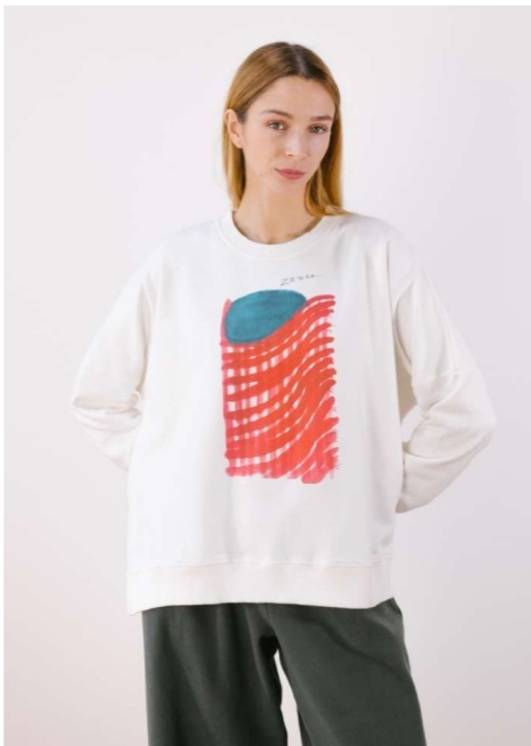 Tienda especializada en las mejores marcas de Ropa Ética, Sostenible y de algodón orgánico en Granada y Jaén. SKFK, Skunkfunk, PAN Producto BásicoSUDADERA ZZZ