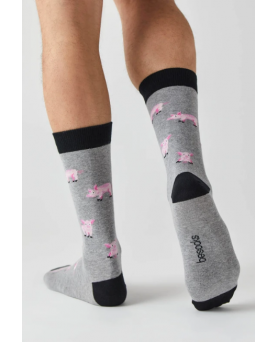 Tienda especializada en las mejores marcas de Ropa Ética, Sostenible y de algodón orgánico en Granada y Jaén. SKFK, Skunkfunk, PAN Producto BásicoCALCETINES BePIGS