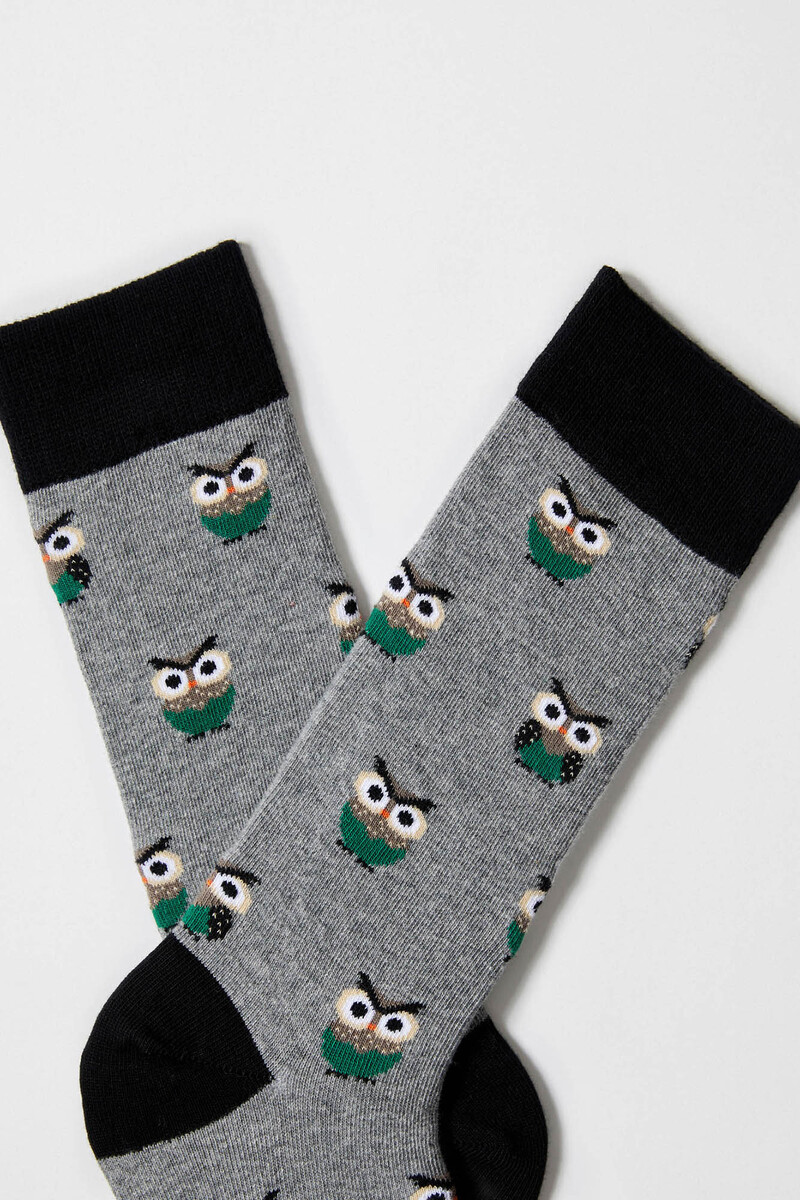 Tienda especializada en las mejores marcas de Ropa Ética, Sostenible y de algodón orgánico en Granada y Jaén. SKFK, Skunkfunk, PAN Producto BásicoCALCETINES OWL