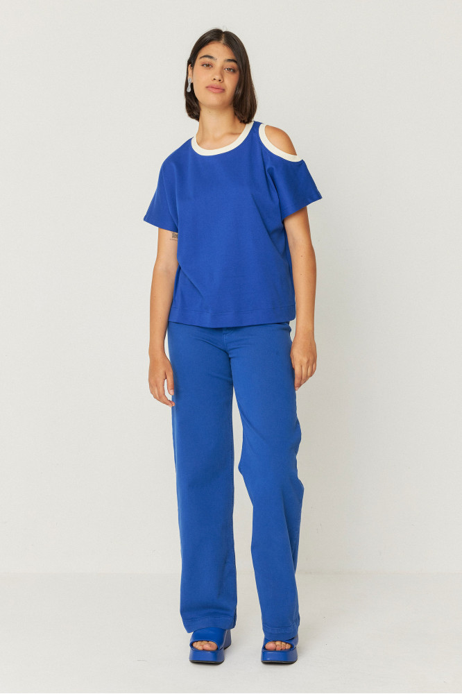 Tienda especializada en las mejores marcas de Ropa Ética, Sostenible y de algodón orgánico en Granada y Jaén. SKFK, Skunkfunk, PAN Producto BásicoCAMISETA LIA