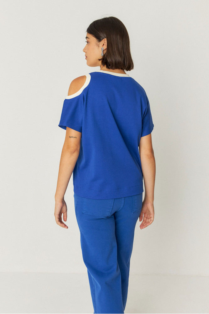 Tienda especializada en las mejores marcas de Ropa Ética, Sostenible y de algodón orgánico en Granada y Jaén. SKFK, Skunkfunk, PAN Producto BásicoCAMISETA LIA