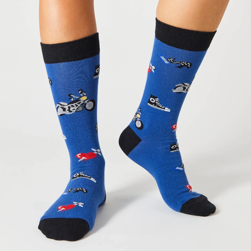 Tienda especializada en las mejores marcas de Ropa Ética, Sostenible y de algodón orgánico en Granada y Jaén. SKFK, Skunkfunk, PAN Producto BásicoCALCETINES BE REBEL