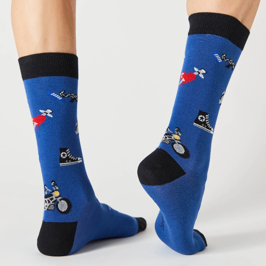 Tienda especializada en las mejores marcas de Ropa Ética, Sostenible y de algodón orgánico en Granada y Jaén. SKFK, Skunkfunk, PAN Producto BásicoCALCETINES BE REBEL